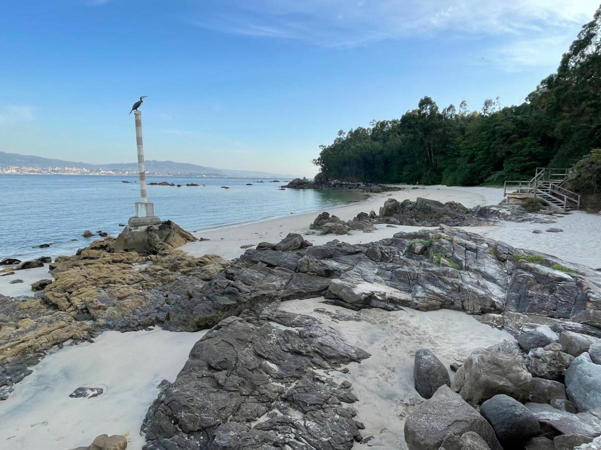 Atico Playa A Xunqueira - Moana, A 15 Min De Vigo Appartement Buitenkant foto